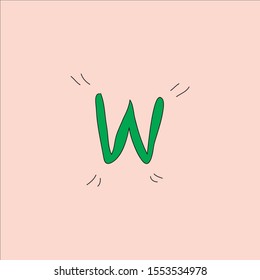 icon text font w cartoon background