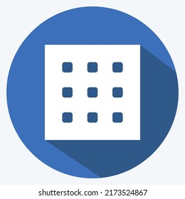 Icon Texture. suitable for Photo Editing symbol. long shadow style. simple design editable. design template vector. simple symbol illustration