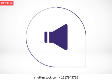 An icon that increases and reduces the Sound icon. Sound Icon Flat volume sign symbol icon. Sound vector music volume symbol. in trendy flat style Sound isolated on white background
