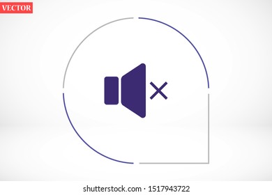 An icon that increases and reduces the Sound icon. Sound Icon Flat volume sign symbol icon. Sound vector music volume symbol. in trendy flat style Sound isolated on white background