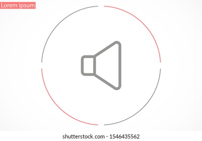An icon that increases and reduces the Sound icon. 