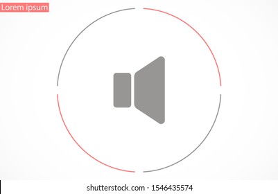 An icon that increases and reduces the Sound icon. 