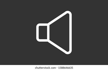 An icon that increases and reduces the Sound icon. Sound Icon Flat volume sign symbol icon. Sound vector music volume symbol. in trendy flat style Sound isolated on white background
