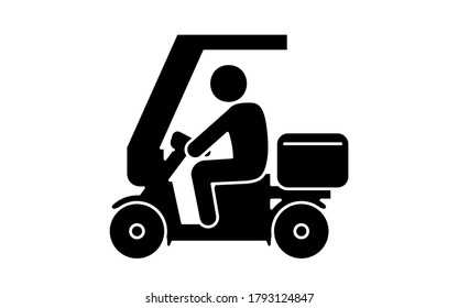 Icon that recommends using the delivery service