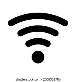 an icon that shows wifi is active