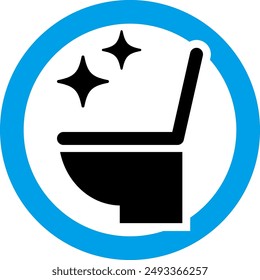 Icon that tells you to use the toilet cleanly