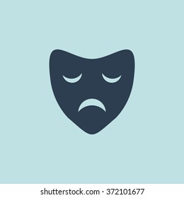 Icon of Theater Mask. EPS-10.