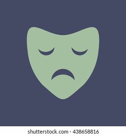 Icon of Theater Mask. Eps-10.