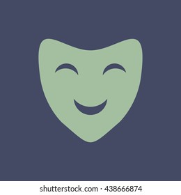 Icon of Theater Mask. Eps-10.