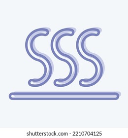 Icon Thermal Balance. suitable for sportswear symbol. two tone style. simple design editable. design template vector. simple illustration
