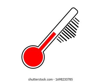Icon of Thermometer for app and web