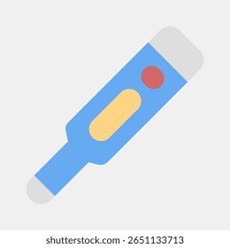 Icon thermometer. Medical elements. Icon in flat style.