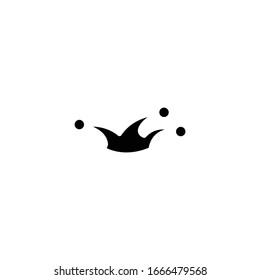 Icon thin Clown vector sketch icon isolated on white background good for Circus and Celebration