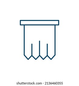  de %PRODUCTNAME. Icono de contorno lineal delgado aislado en fondo blanco. Signo vectorial de línea, símbolo para web y móvil