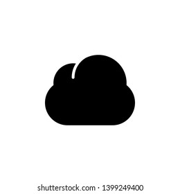 Cloud vector icon. This icon use for admin panels, website, interfaces, mobile apps