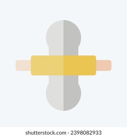 Icon Thresh Flour. related to Cooking symbol. flat style. simple design editable. simple illustration