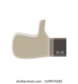 Up icon thumbs like finger vector hand ok symbol sign yes success good