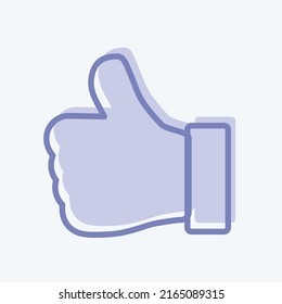 Icono Arriba. adecuado para el símbolo Educación. estilo de dos tonos. diseño simple editable. vector de plantilla de diseño. ilustración de símbolo simple