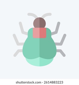Icon Tick. related to Insects symbol. flat style. design editable