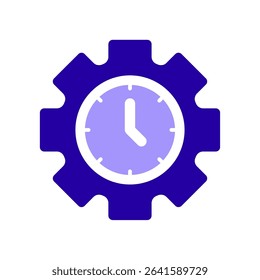 Icon a time management, isolated against a clean background.