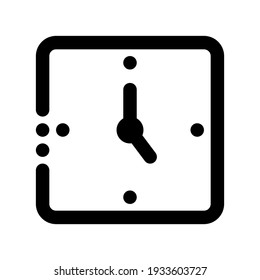Icon Time With Style Outline