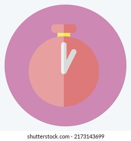 Icon Timer. suitable for Photo Editing symbol. flat style. simple design editable. design template vector. simple symbol illustration