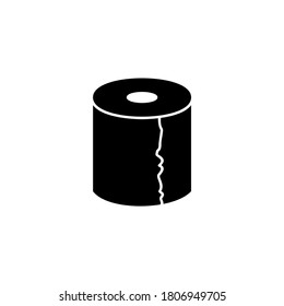 Icon Of Tissue Paper Roll.