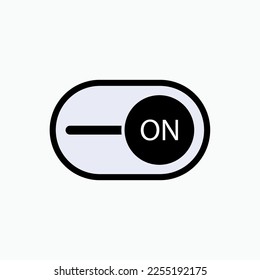 Icon Toggles. Switcher ON Symbol.