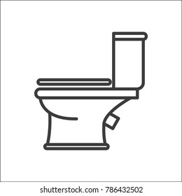 Icon of the toilet.
