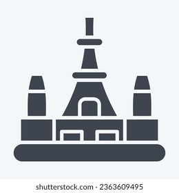 Icon Tokyo. related to Capital symbol. glyph style. simple design editable. simple illustration