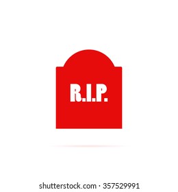 Icon tombstone.