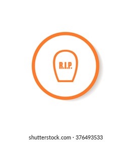 Icon tombstone.
