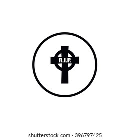 Icon tombstone.