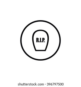 Icon tombstone.