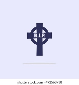 Icon tombstone.
