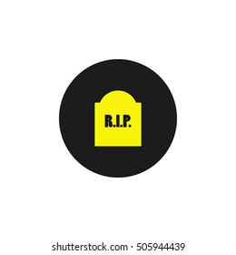Icon tombstone.
