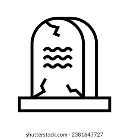 icon tombstone halloween, Halloween icon, Spooky, Scary, Horor, Simple and Minimalist icon