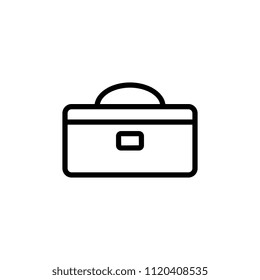 The icon of Tool box. Simple outline icon illustration, vector of Tool box for a website or mobile application