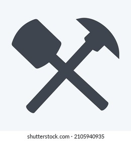 Icon Tools - Glyph Style - Simple illustration, Good for Prints , Announcements, Etc