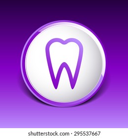 icon toothache vector sign line clinic symbol whitening .