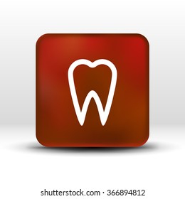 icon toothache vector sign line clinic symbol whitening .