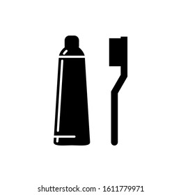 icon
toothbrush and toothpaste vector illustration logo template for many purpose. Isolated on white background