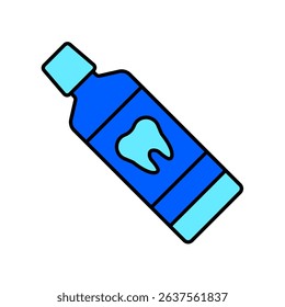 Icon a toothpaste, isolated against a clean background.