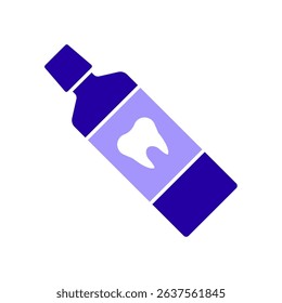 Icon a toothpaste, isolated against a clean background.