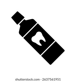 Icon a toothpaste, isolated against a clean background.