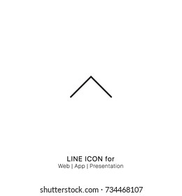 Icon top navigation graphic design single icon vector