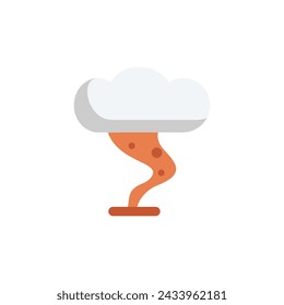 icon Tornado wind logo vector illustration, editable isolated white background.