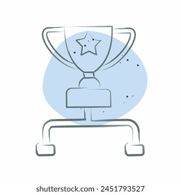 Icon Tournament. related to Online Game symbol. Color Spot Style. simple design illustration
