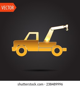 icon of tow car