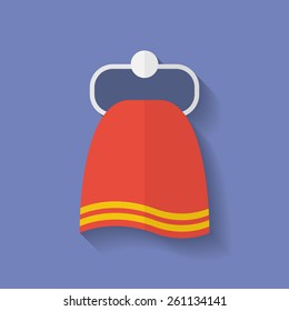 Icon of Towel. Flat style